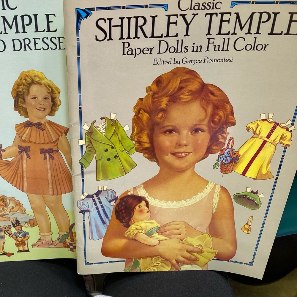 Vintage Shirley Temple paper dolls sold